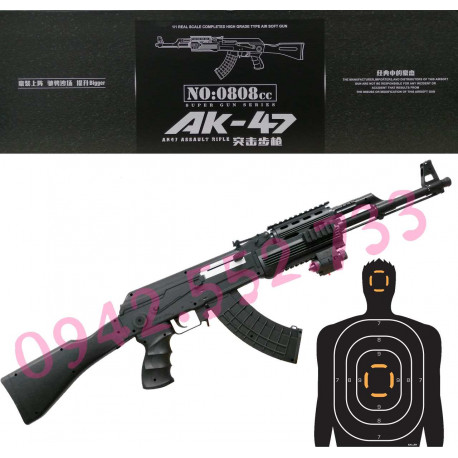 Súng Hơi Nhựa AK47 Black Beryl M762 Giá Rẻ