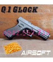 Súng hơi bắn bi Glock 18C Full ABS Tháo Lắp Q1